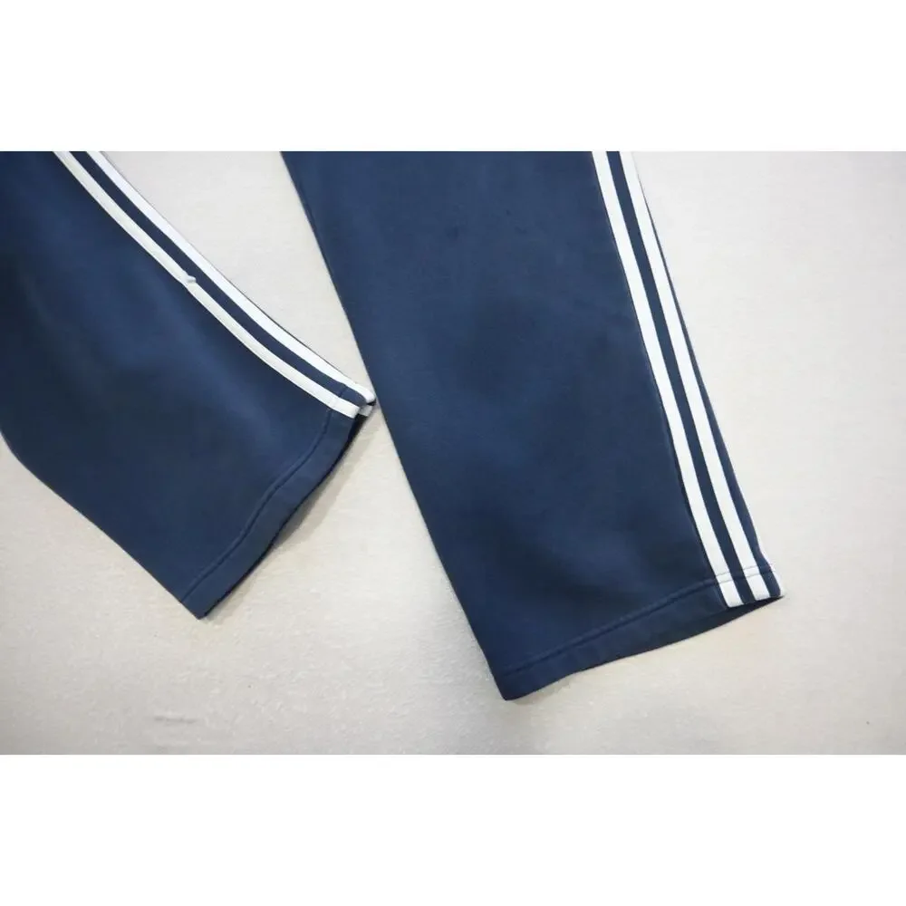 Adidas Sweat Pants Soccer‎ Jogger Athletic Striped Cotton Blend Boys Size XL